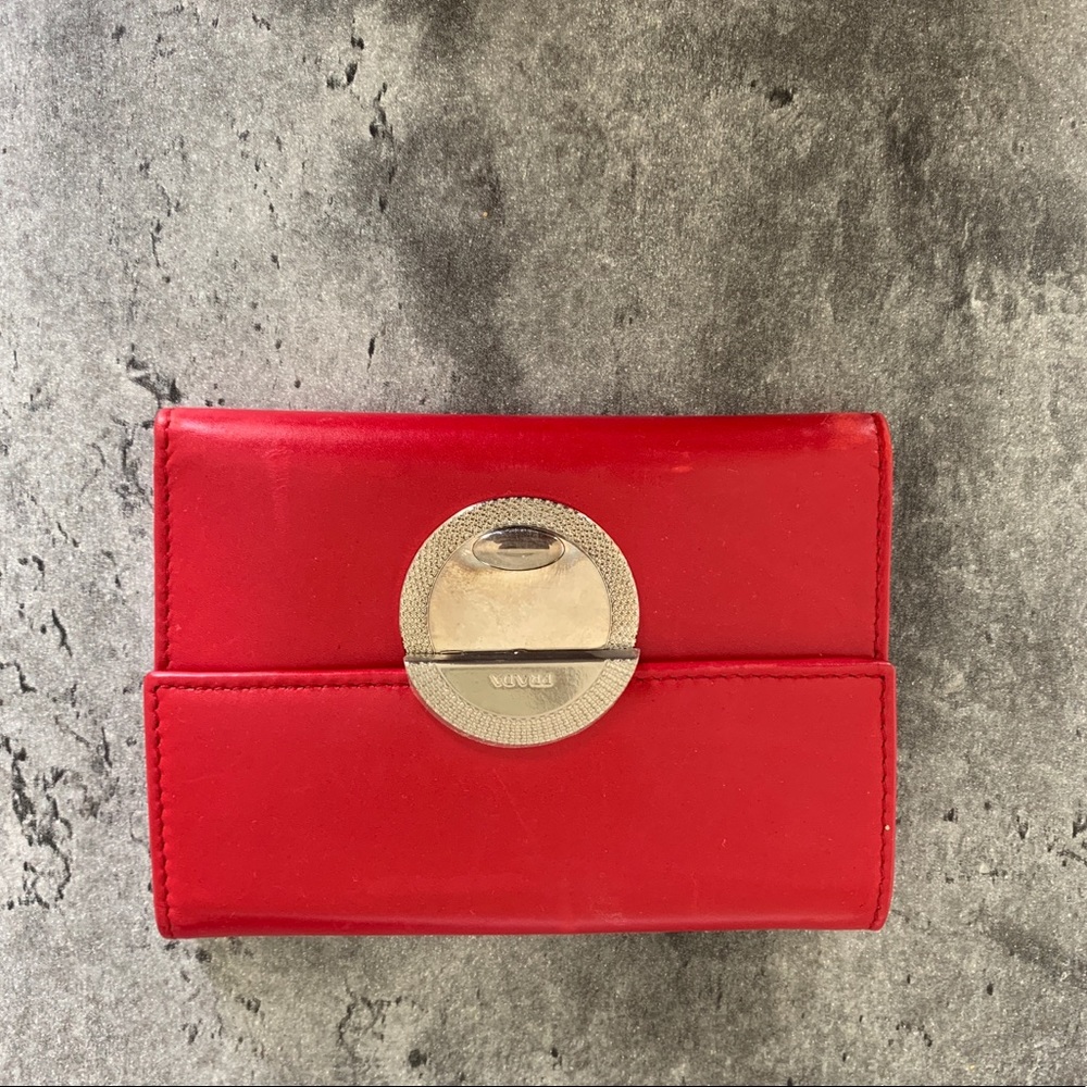 Authentic Red Leather Wallet